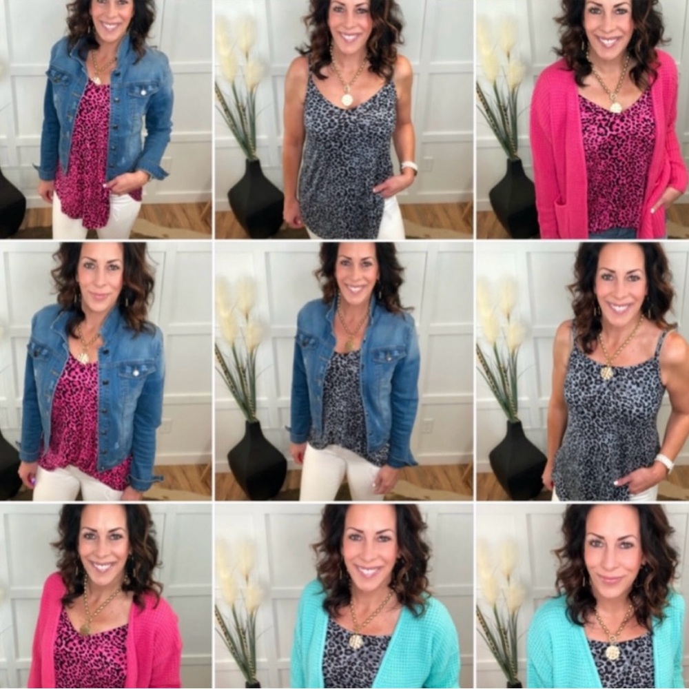Leopard Print Sleeveless Tank